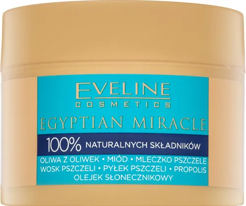 Eveline Cosmetics Egyptian Miracle Creme 40 ml - Tagespflege mit intensiver Feuchtigkeit für Gesicht, Körper und Haare – pflegt, regeneriert und vitalisiert Ihre Haut.