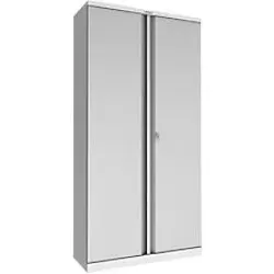 Phoenix Safe SCL1891GGK Aktenschrank - Büroschrank aus Stahl mit 2 Türen, 4 Einlegeböden und Schlüsselverriegelung. Ideal für die sichere Aufbewahrung von bis zu 55 A4-Ordnern, perfekt für das Büro oder Lager.