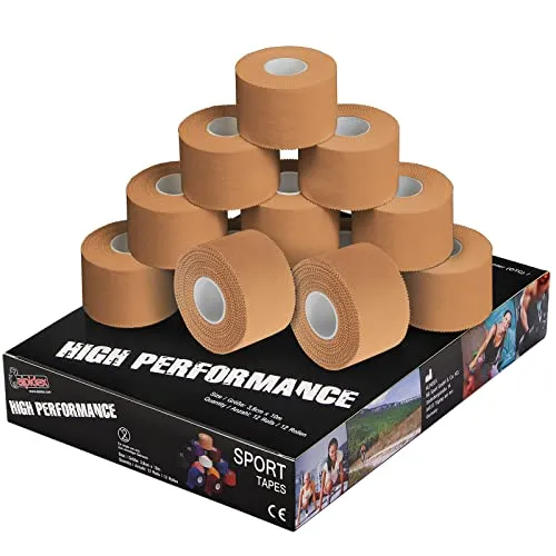 ALPIDEX Sport-Tape 3,8 cm x 10 m – 10 Farben - Selbstklebendes und atmungsaktives Sport-Tape in 10 Farben. Ideal für die Unterstützung von Körperpartien wie Rücken, Knie und Arme. Hochwertig und vielseitig einsetzbar.