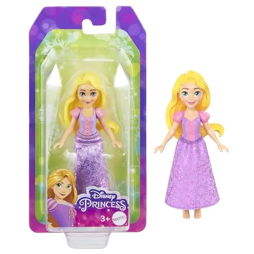 Produktbild Disney Prinzessinnen – HLW70 – Puppe mit Gelenken, 9 cm – Rapunzel - Charakter
