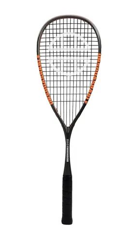 Unsquashable Inspire Y4000 Squashschläger mit Schlägerhülle - Fortgeschrittener Squashschläger aus Graphit in anthrazit/orange, inklusive Schlägerhülle – optimal für ambitionierte Spieler!