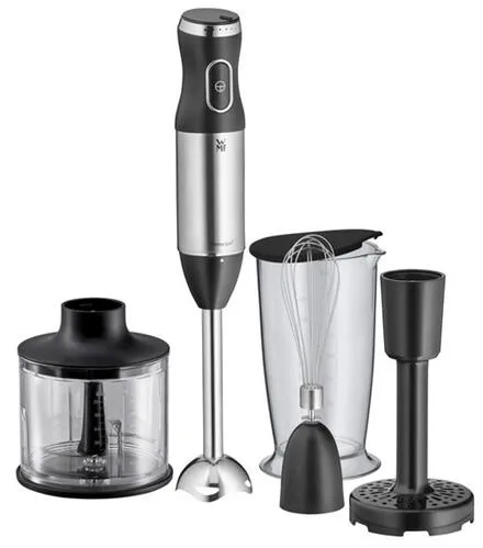 WMF Stabmixer-Set Kult X - 600 W, 700 ml Mixbecher, 2+2 Messertechnologie, vielseitig und ideal für kreative Kochideen