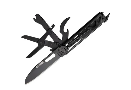Gerber ArmBar Scout Taschenmesser mit 7 Funktionen - Multitool mit glatter Klinge und robustem Design, ideal für Camping und Outdoor-Aktivitäten. Ausgestattet mit Schere, Säge und mehr - für jede Situation gerüstet.