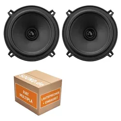 Emphaser Gravity ECX-G5 Lautsprecher Einbaupaket für Fiat Multipla 2004-2010