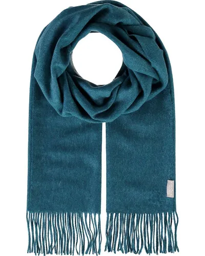 Fraas Modeschal Kaschmir Schal, (mit Fransen) in grün von FRAAS