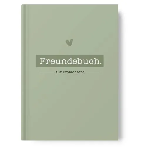 Sophies Kartenwelt Freundebuch für Erwachsene - Freundebuch zum Ausfüllen für Deine Lieblingsmenschen - Freundschaftsbuch mit persönlichen Fragen - Poesiealbum für Erwachsene