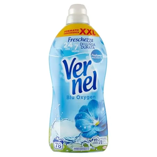 Vernel Lavendel Weichspülerkonzentrat für Waschmaschine, duftend, intensive Frische und Weichheit, XXL 1,9 Liter