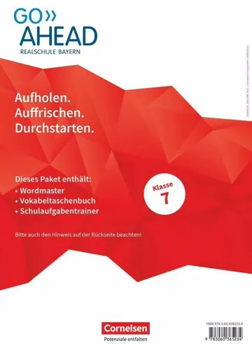 Go Ahead 7. Jahrgangsstufe - Arbeitshefte Wordmaster - Schulbuch für die 7. Klasse Realschule in Bayern, ideal zur Verbesserung der Englischkenntnisse mit praxisnahen Übungen.