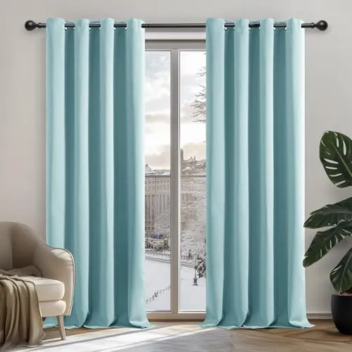 Vorhänge & Gardinen Blau von Deconovo