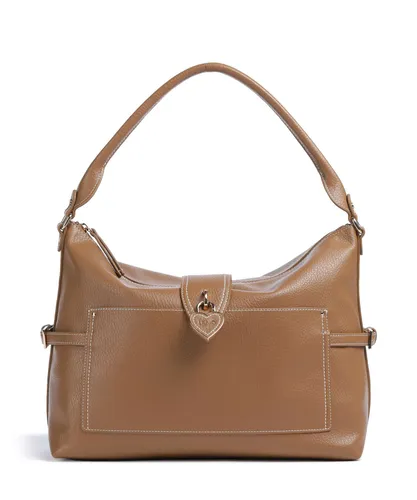 Liu Jo Corniola Schultertasche M 27 cm braun - Stilvolle Liu Jo Corniola Schultertasche aus robustem Polyurethan. Praktischer Reißverschluss, zusätzliches Fach und verstellbarer Umhängeriemen bieten vielseitige Tragemöglichkeiten für modebewusste Damen.