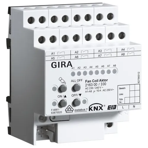 Gira Fan Coil Aktor KNX REG 216300
