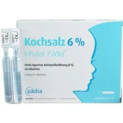 Kochsalz 6% Inhalat Pädia Ampullen 60 St