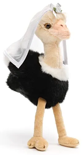 Uni-Toys Kuscheltier Strauß mit Braut-Schleier von UNI-TOYS