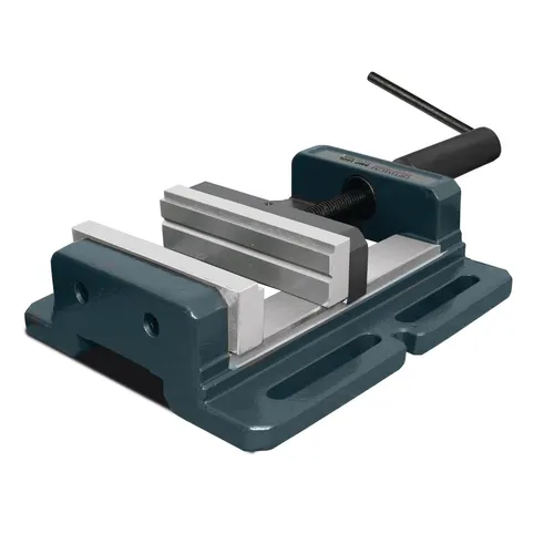 Optimum Maschinenschraubstock BMP 160L, 3052617 - Robuster Optimum Maschinenschraubstock BMP 160L mit leichtgängiger Spindel und vielseitigen Montagemöglichkeiten für präzises Arbeiten am Bohrtisch.