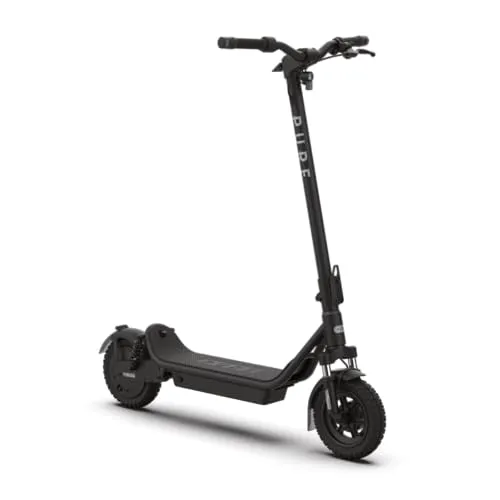 Pure Air⁵ Ultra Suspension E-Scooter – leistungsstarker Motor, bis 94 km Reichweite, Vollfederung, 10 Zoll pannensichere Reifen, IP65 wasserfest, LED-Display, klappbar – Elektroroller für Erwachsene