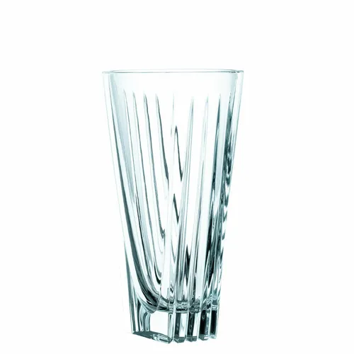 Nachtmann Kristallglas Art Deco Vase 24,0 cm - Sonstige: Edle Vase aus brillantem Kristallglas mit klassischer Schliffdekoration, spülmaschinenfest und bruchfest für langanhaltende Schönheit.