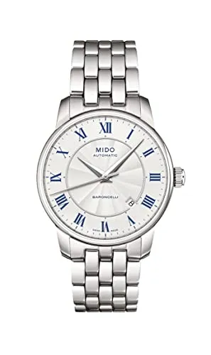 MIDO Herren-Armbanduhr XL Baroncelli Analog Automatik Edelstahl M86004211