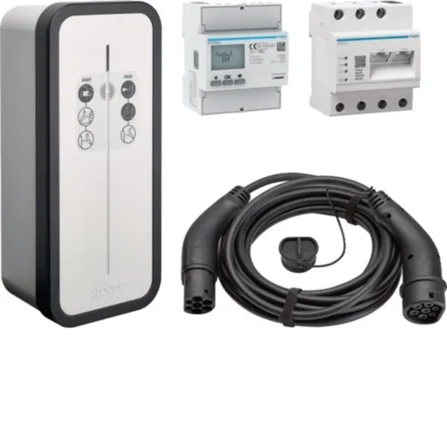 Hager witty solar Kit XEV1K22T2SEMCC IP55 Ladestation von Hager witty Ladestationen