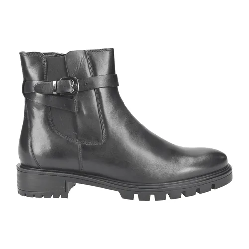 ara Damen Tulsa Stiefelette, SCHWARZ, 41 EU - Wanderschuhe mit Wechselfußbett und High Soft-Technologie für höchsten Komfort bei langen Spaziergängen.
