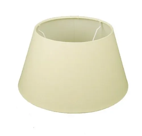 Produktbild Dirk Davids Leuchten Lampenschirm rund aus Leinen in Creme 25-18-14cm