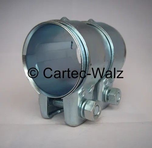 Rohrverbinder Doppelschelle 46 x 90 mm für BMW,FIAT,FORD,NISSAN,VW,u.a