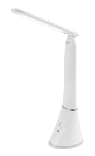 GENIE LED Lampe TL 03B – Dimmbare Schreibtischlampe mit Touchfunktion, flexible LED Tischlampe, augenschonendes Licht, moderne Büro- & Leselampe, energiesparend