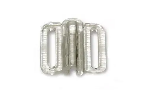 maDDma BH-Träger-Clips Bikiniverschluss Vorderverschlüsse 10mm BH-Verschluss, transparent
