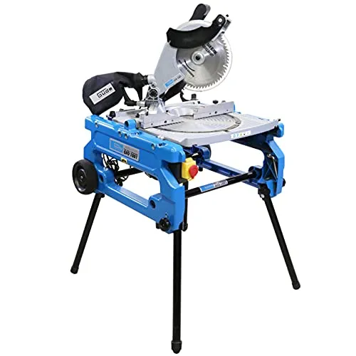 Güde Tisch Kapp Gehrungssäge GFO 1801 - 1800 W, 4200 U/min, flexibles Arbeiten mit Flip-Over-Funktion und präzisen Schnitten bis 160x80 mm