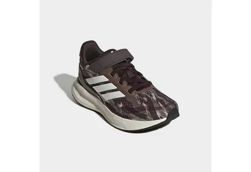 adidas Sportswear RUNFALCON 5 KIDS Laufschuh mit Klettverschluss für aktive Kinder - Leichter und bequemer Laufschuh für Kinder mit flexiblem Obermaterial und dämpfender EVA-Zwischensohle. Ideal für schnelle Bewegungen und den täglichen Einsatz.