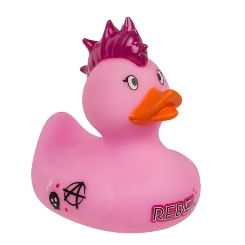 Punk Badeente mit Irokesenschnitt