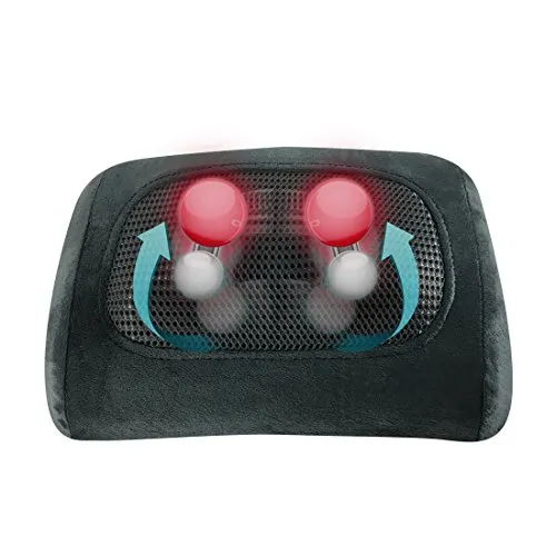 SALTER Shiatsu Massagekissen, Massagegerät für verschiedene Bereiche wie Rücken, Schultern, Beine und Lendenwirbel mit Wärmefunktion, tiefenwirksame Shiatsu Massage, gezielte Entspannung der Muskeln