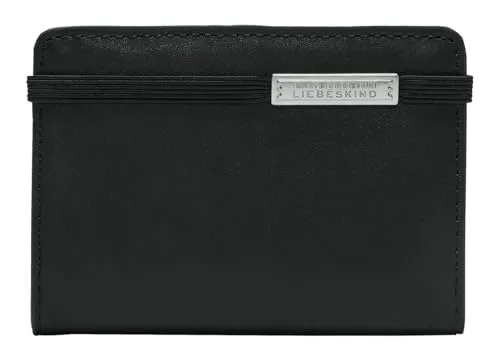 Liebeskind Berlin Women's Francis Calf Cardholder - Elegante Damen-Geldbörse - Damen-Geldbörsen aus vollnarbigem Nappaleder mit RFID-Schutz, bietet Platz für 4 Karten und ein Scheinfach, perfekt für stilbewusste Frauen.