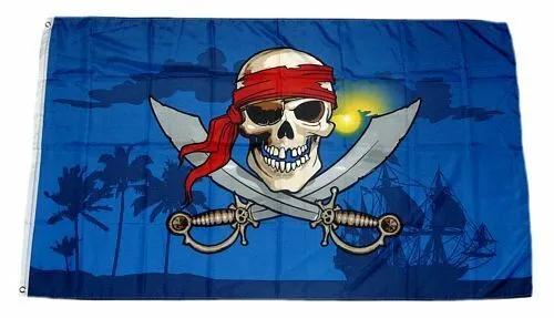 Flagge / Fahne Pirat Karibik Hissflagge 90 x 150 cm