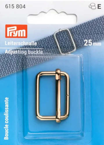 Prym Leiterschnalle 25mm goldfarbig (Taschen / Rucksäcke uvm.) 615804