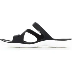 CROCS Damen Swiftwater Sandal W BlJ/Pwh - Vielseitige Badeschuhe - Badeschuhe mit flexiblen Riemen für optimalen Halt, ideal für Strand und Stadt. Die Flexkerben sorgen für maximale Flexibilität und Bodenhaftung.