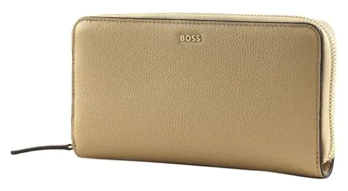 BOSS Alyce Ziparound Geldbeutel in beige von BOSS