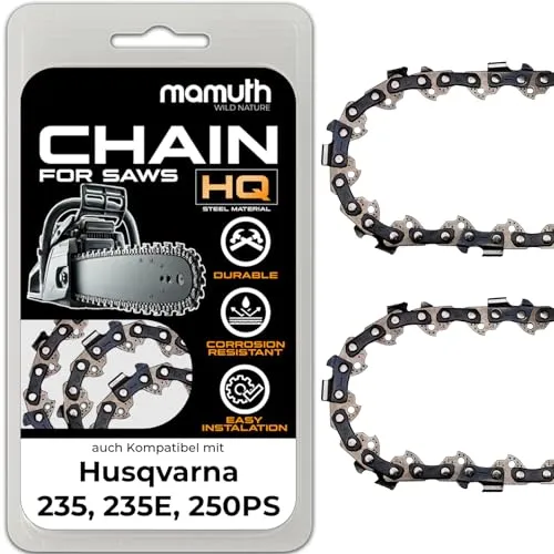 2x Sägekette Kettensäge 45cm 1,3mm 3/8