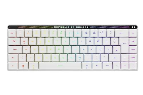 ASUS ROG Falchion RX - Kabellose 65% Gaming-Tastatur mit Low-Profile-Switches, kompakt und vielseitig für effizientes Gaming