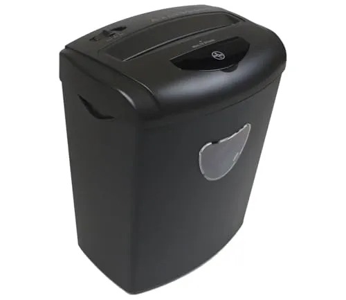 ProfiOffice P-4 Aktenvernichter Piranha 10CD - Aktenvernichter der Sicherheitsstufe P-4, ideal für Home Offices. Vernichtet bis zu 10 Blatt gleichzeitig in Partikelschnitt für maximale Sicherheit.