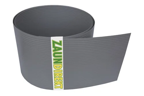 Premium Hart PVC Sichtschutz Streifen RAL 7030 Steingrau Windschutz (1,35 mm)