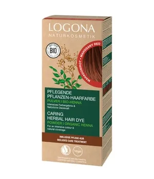 Logona Pflegende Pflanzen-Haarfarbe Pulver Mahagonirot Haarfarbe 100 g