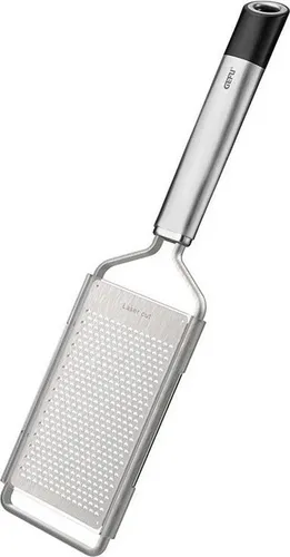 GEFU 29228 Feinreibe PRIMELINE mini - Gemüsehobel & -schneider, ideal zum Zerkleinern von Parmesan, Zitrone und Schokolade, spülmaschinengeeignet und mit schützender Kappe für sichere Aufbewahrung.