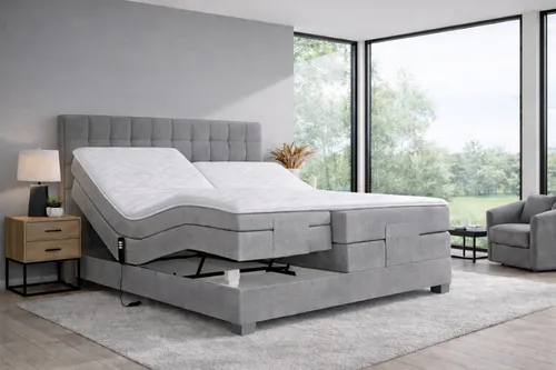 Labett Boxspringbett ELECTRA KING – Elektrisch verstellbar 140x200 bis 200x200