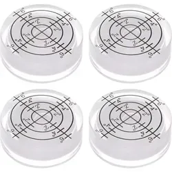 Odipie - niemals verwendet] Stück 32 x 7 mm runde Wasserwaagen, Mini-Dosenlibellen, Gradmarkierung zum Nivellieren, Kamerastativ, Teleskop,