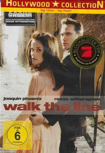 WALK THE LINE (JOHNNY CASH) JOAQUIN PHOENIX & REESE WITHERSPOON DVD NEU & OVP #