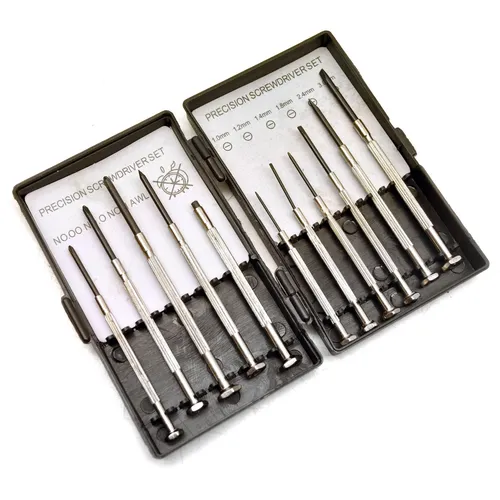 Micro Schraubendreher Präzisions Juwelier Brillen Set SIL205