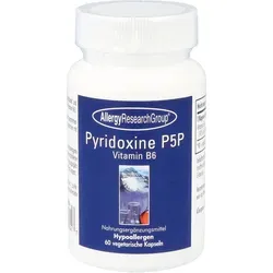 Allergy Research Group Pyridoxine P5P - 60 Kapseln - Nahrungsergänzungsmittel mit hypoallergenem Vitamin B6, ideal zur Unterstützung des Nervensystems und des Energiestoffwechsels.