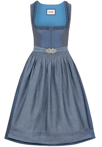 Stockerpoint Dirndl Blau von Heimatgwand