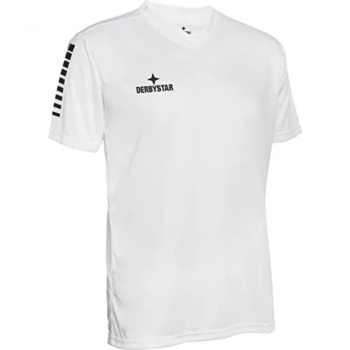Derbystar Contra Unisex Trikot, Weiss schwarz, S