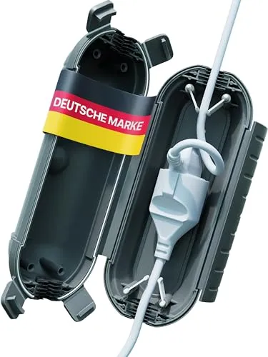 Adlerfokus Kabelbox wasserdicht IP44 - Die sichere Outdoor Box für Steckverbindungen - Oberputzinstallation: Diese wetterfeste Sicherheitsbox schützt Steckverbindungen zuverlässig vor Nässe und ist ideal für Garten, Camping oder Bootseinsatz.